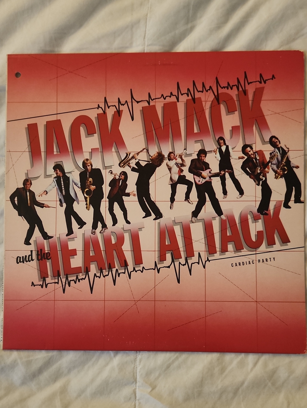 Warner Bros. Jack Mack and the Heart Attack Red White Album Cover VG++NM